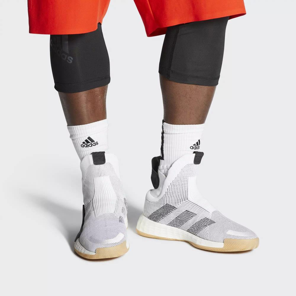 Adidas N3xt L3v3l Tenis De Basketball Blancos Para Hombre (MX-33011)
